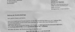 Polizei in Hessen und Sachsen bittet um Mithilfe bei Betrug mit GEZ-Rechnungen