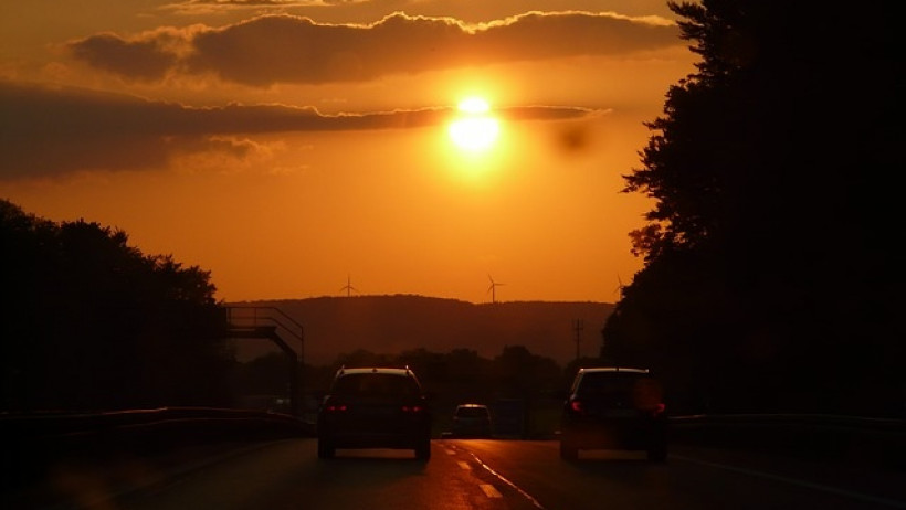 Sonnenuntergang Auto Sonnenuntergang Auto
