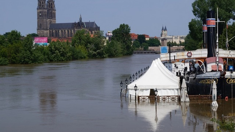 Hochwasser in Magdeburg Hochwasser in Magdeburg