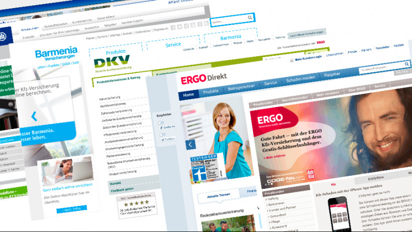 ERGO kundenfreundliche Website Allianz Barmenia Signal Iduna ERGO kundenfreundliche Website Allianz Barmenia Signal Iduna