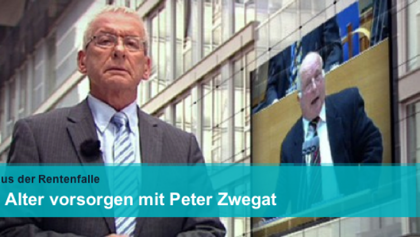 Peter Zwegat stellt Versicherungsvermittler als provisionsgeil dar Peter Zwegat stellt Versicherungsvermittler als provisionsgeil dar