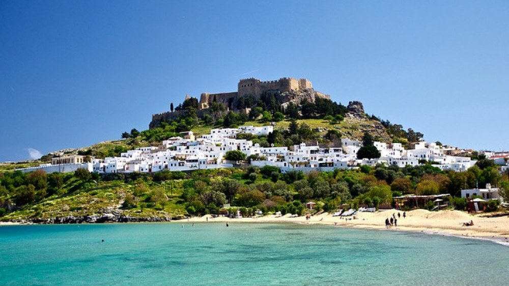Lindos in Griechenland. Mit dem Kauf von ATE Insurance Greece will die Ergo ihr Auslandsgeschäft in dem Krisenstaat ausbauen.