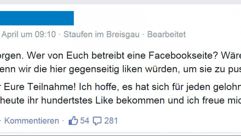 Versicherung Facebook Onlinemarketing