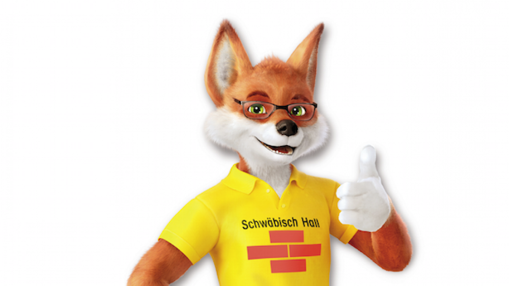 Seit 1975 Sinnbild fürs Bausparen: Der Bausparbuchs von Schwäbisch Hall.