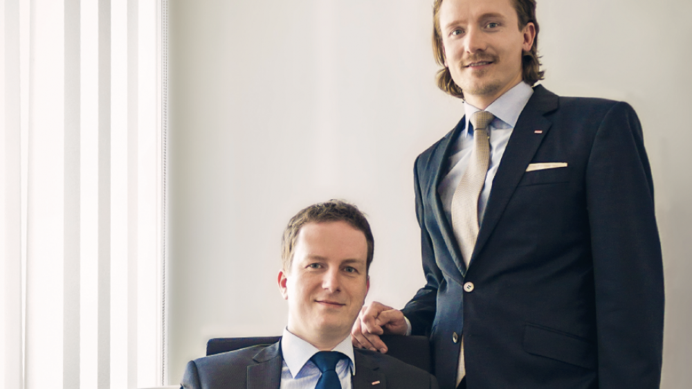 Alexander Sachse und Rico Neubauer, Maklerbetreuer der Ergo, berichteten Versicherungsbote aus ihrem Berufsalltag.