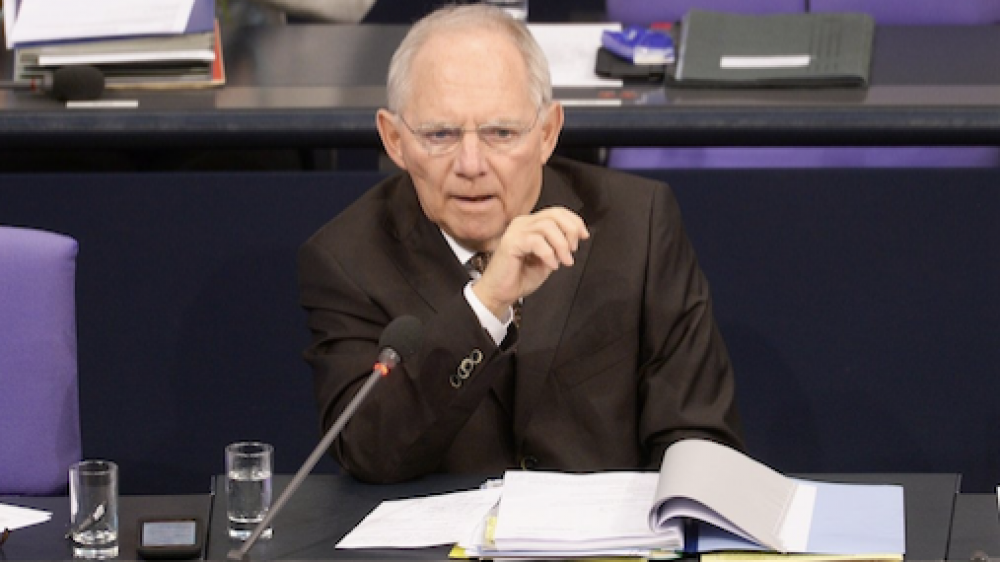 Bundesfinanzminister Wolfgang Schäuble wirbt für ein Ende der Niedrigzinspolitik (Archivfoto)