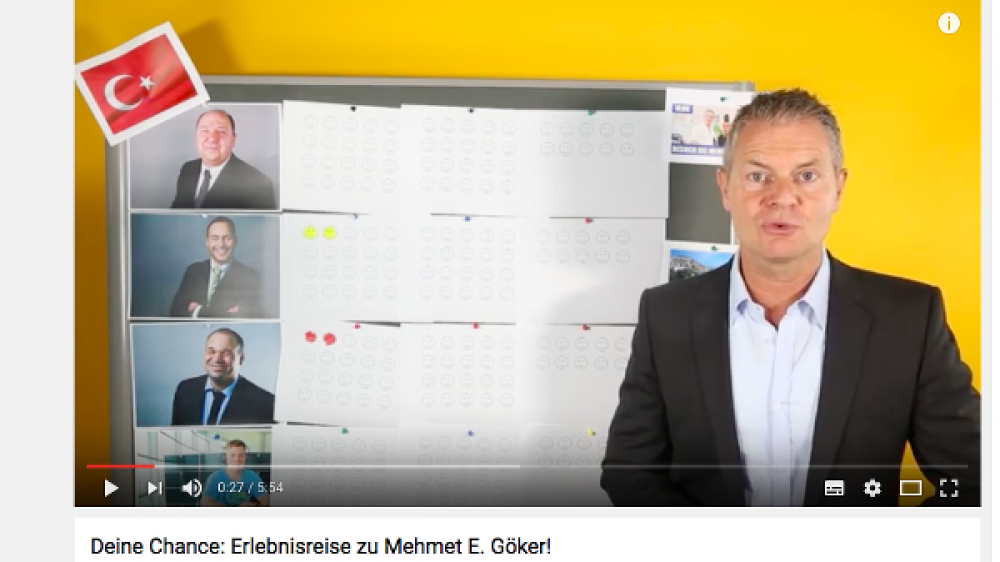 Verkaufstraining mit „Erlebnisreise“ ins türkische Kusadasi; Kostenpunkt = 4.950 Euro; Ratenzahlung unerwünscht;