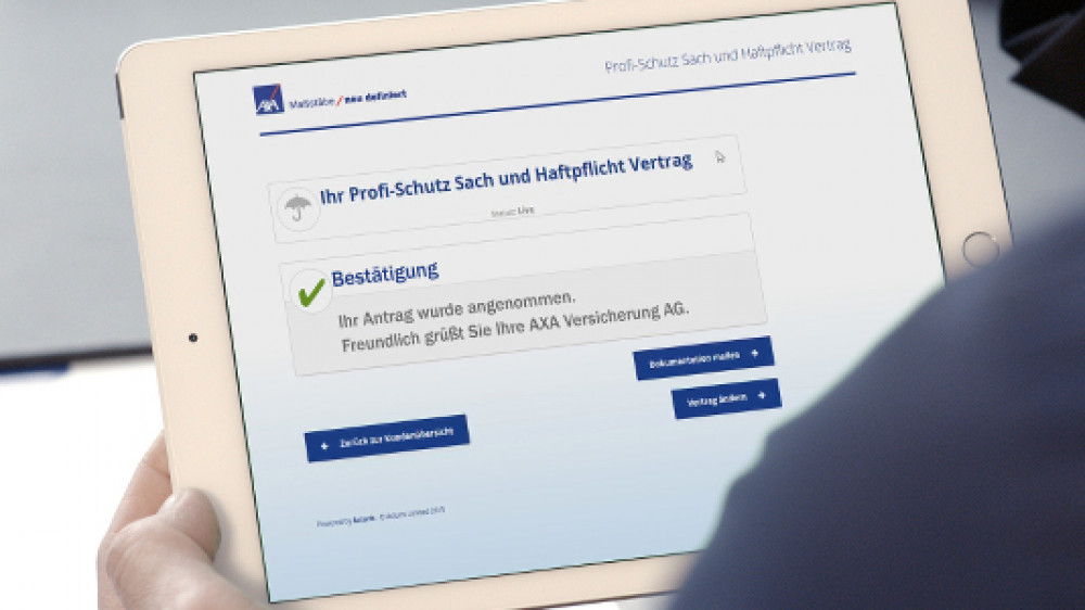 Die Axa hat den Service für Makler im Geschäft mit Firmenkunden erweitert.