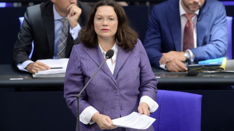 Andrea Nahles präsentiert Rentenkonzept Andrea Nahles präsentiert Rentenkonzept