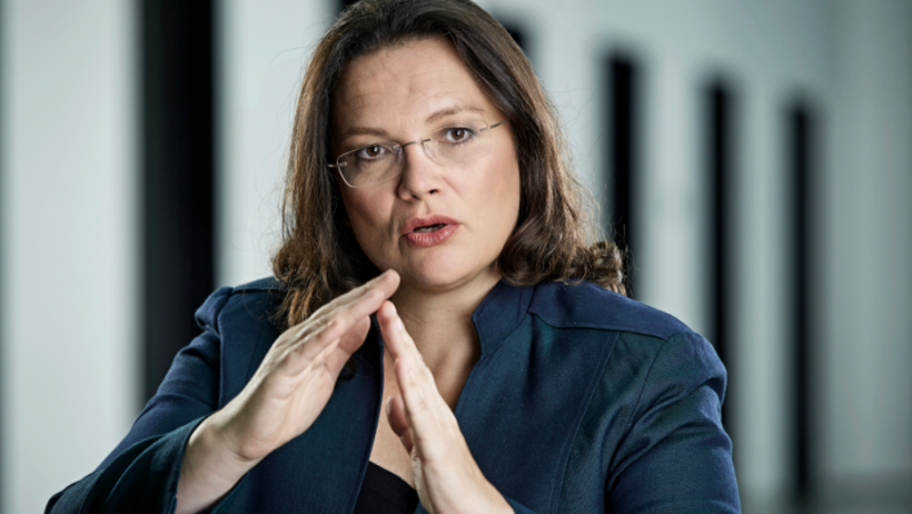 SPD Andrea Nahles Rentenniveau SPD Andrea Nahles Rentenniveau
