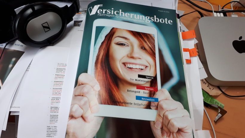 Versicherungsbote Fachmagazin erscheint am 23. April Versicherungsbote Fachmagazin erscheint am 23. April