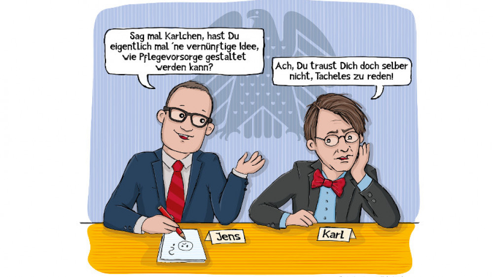 „Unser Jens“ holt sich Rat bei der politischen Konkurrenz.