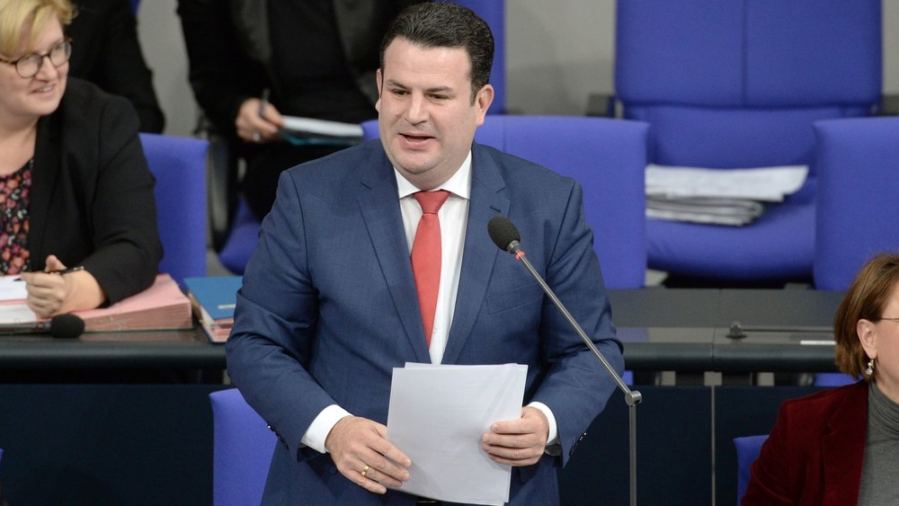 Bundesarbeitsminister Hubertus Heil (SPD) bei einer Befragung im Bundestag (Symbolbild).