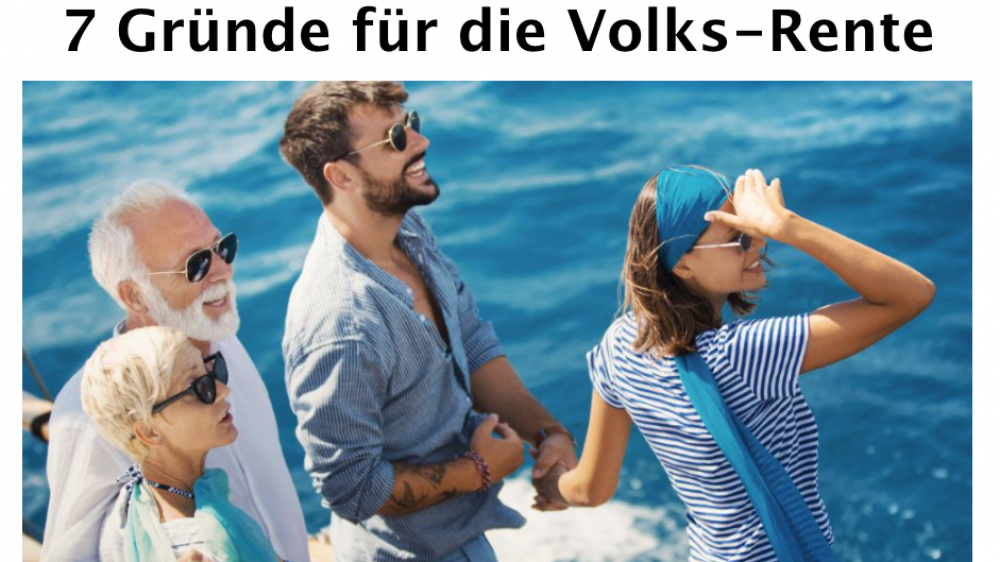 So wirbt die BILD für die Volks-Rente der Neue Leben