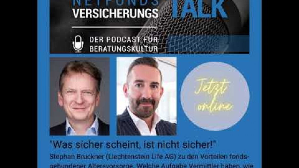Stephan Bruckner (Liechtenstein Life AG) über das Sparen der Deutschen, warum sein Haus mit fondsgebundenen Produkten gegen die Großen ankommen wird, was er Maklern rät, die in 10 Jahren noch dabei sein möchten und wie es ihm zuletzt bei IKEA ergangen ist.