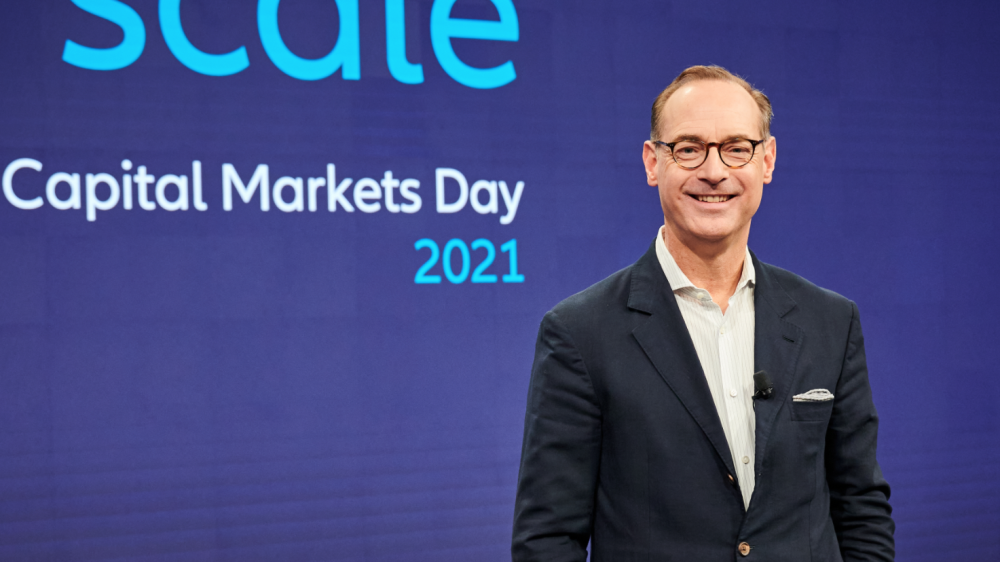 Konzern-Chef Oliver Bäte beim Capital Markets Day.