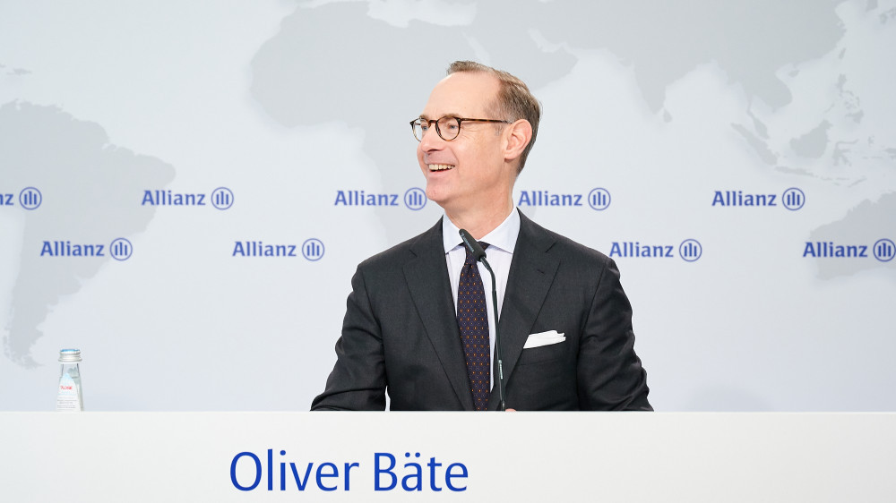Oliver Bäte auf der Hauptversammlung der Allianz SE 2021. Im Handelsblatt-Podcast gab der Manager ein bemerkenswertes Interview.