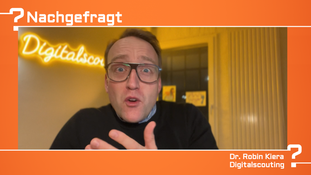 Dr. Robin Kiera ist Gründer und CEO der Beratungsagentur Digitalscouting