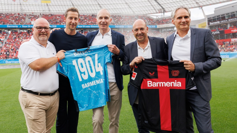 Barmenia verlängert Zusammenarbeit mit Bayer 04 Leverkusen Barmenia verlängert Zusammenarbeit mit Bayer 04 Leverkusen
