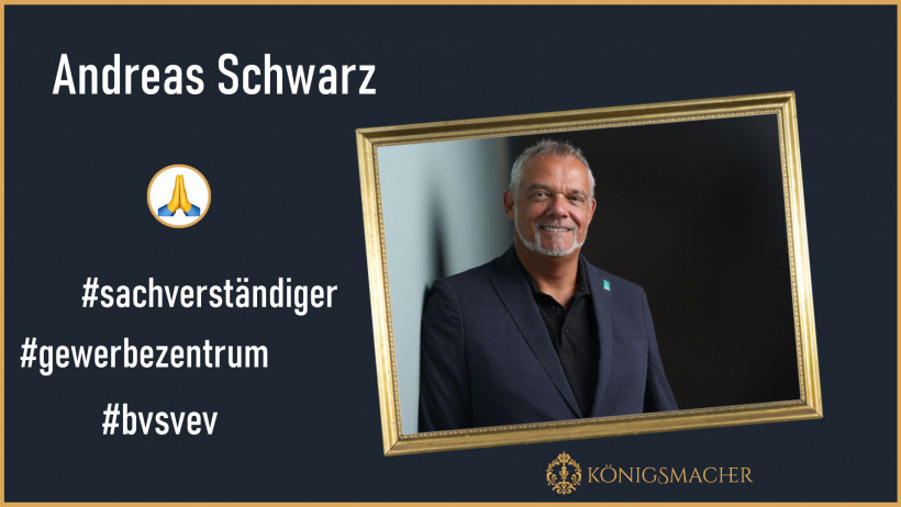 Der Sachverständige für das Versicherungswesen und Gründer von Gewerbezentren Der Sachverständige für das Versicherungswesen und Gründer von Gewerbezentren