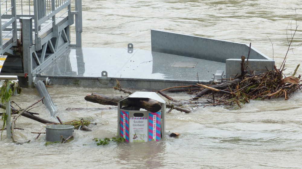 Hochwasser am Rhein (Symbolbild).
