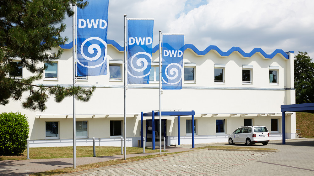 Die Außenstelle Leipzig des Deutschen Wetterdienstes (DWD). Der Dienst soll ein Naturgefahrenportal aufbauen und betreiben.