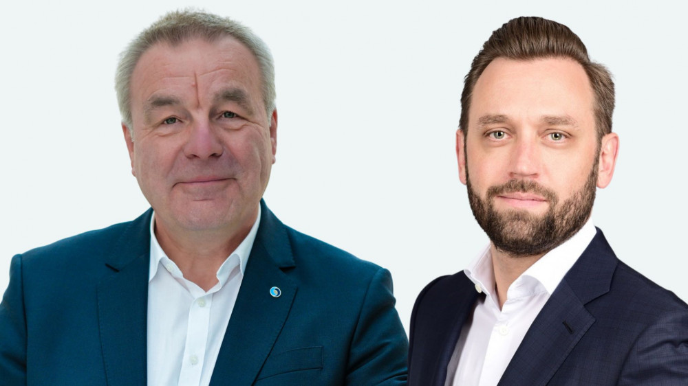 Ralf Berndt, Vorsitzender des Aufsichtsrates, und Bastian Roeder, Vorstand der BCA AG