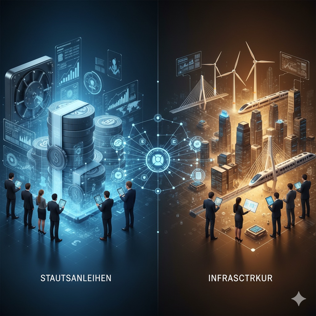 Versicherer setzen bei Kapitalanlage verstärkt auf Staatsanleihen und Infrastruktur