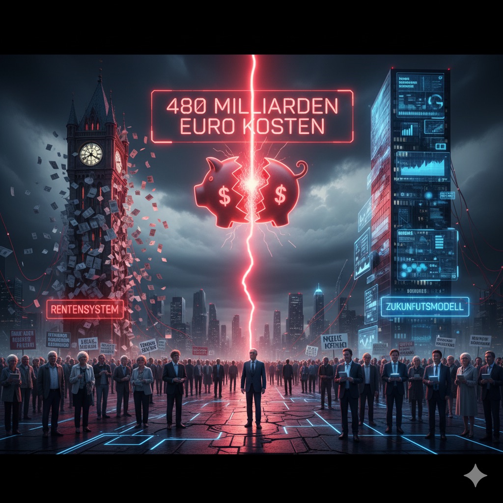 Rente: Pläne der Bundesregierung könnten 480 Milliarden Euro kosten