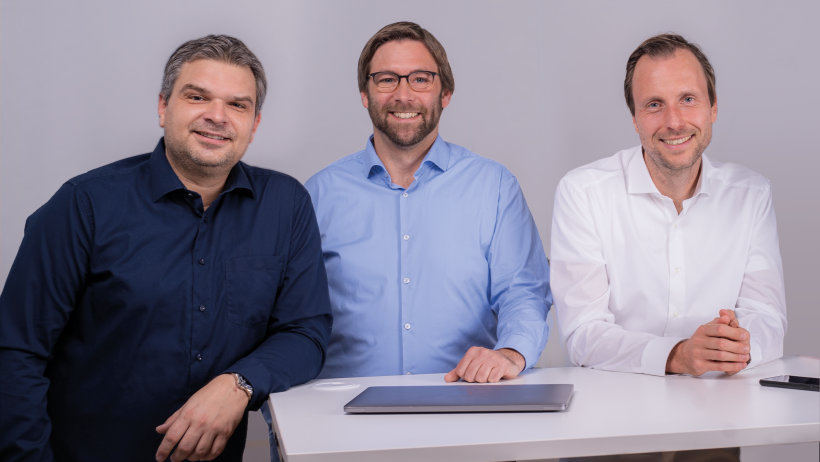 Dr. Bernhard Brühl (CEO), Christopher Koker (CMO & Sales) und Martin Betzwieser (CFO): Vorstände der ottonova