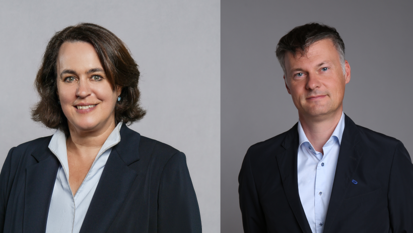 Andrea Föllmer und Ralf Heinrichs (Geschäftsführung Qualitypool Versicherungsmakler Service GmbH)