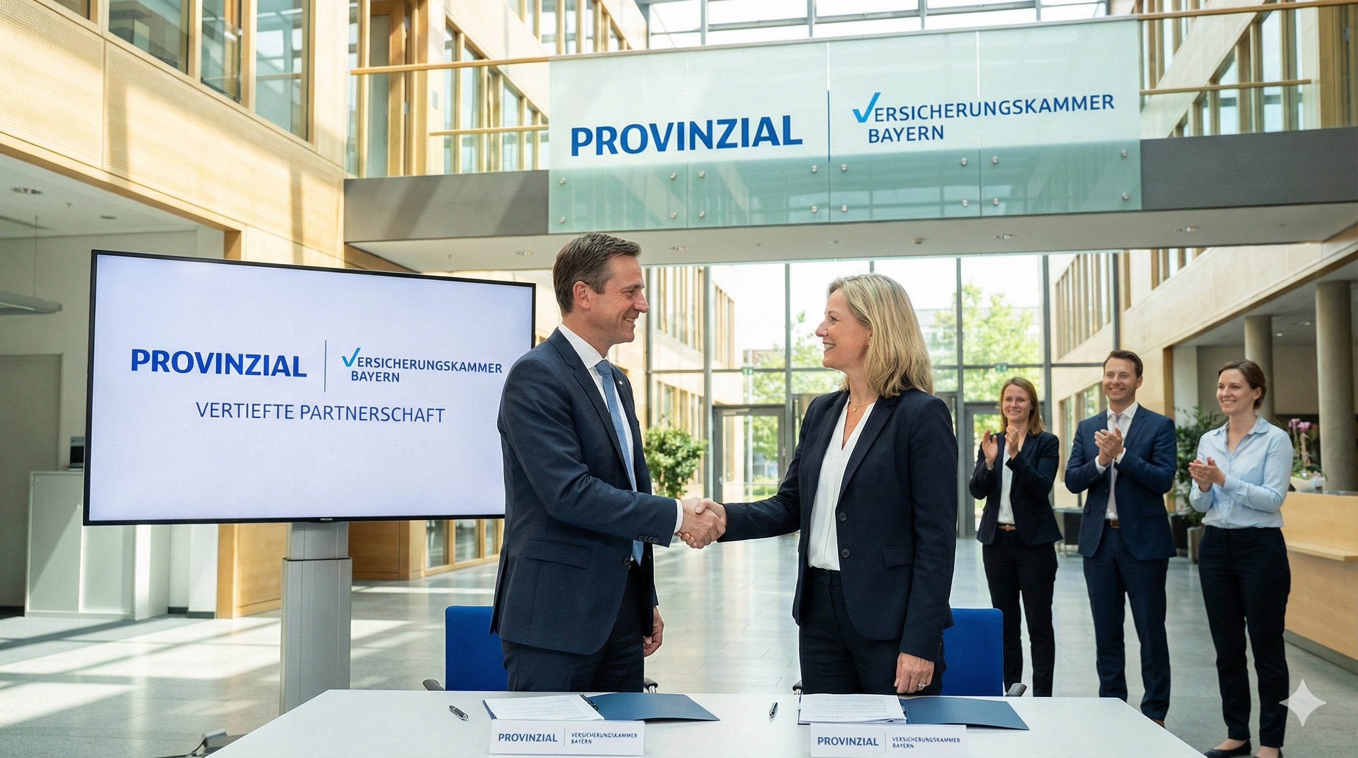 Provinzial und Versicherungskammer vertiefen Partnerschaft