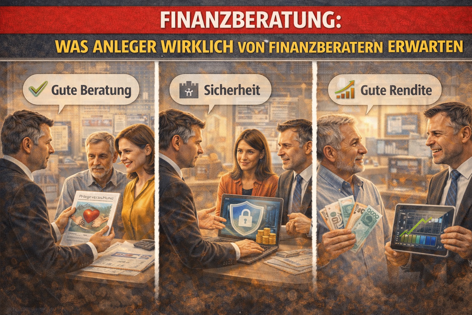 Finanzberatung: Was Anleger wirklich von Finanzberatern erwarten