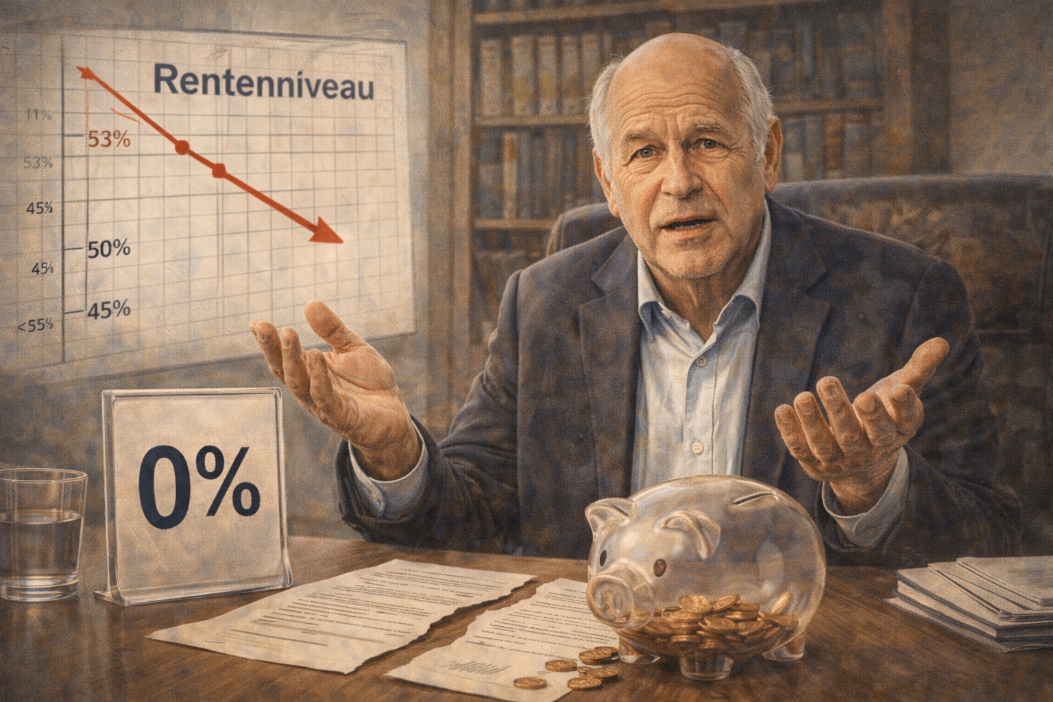 Walter Riester: Der Begriff Rentenniveau ist "eine Nullnummer"