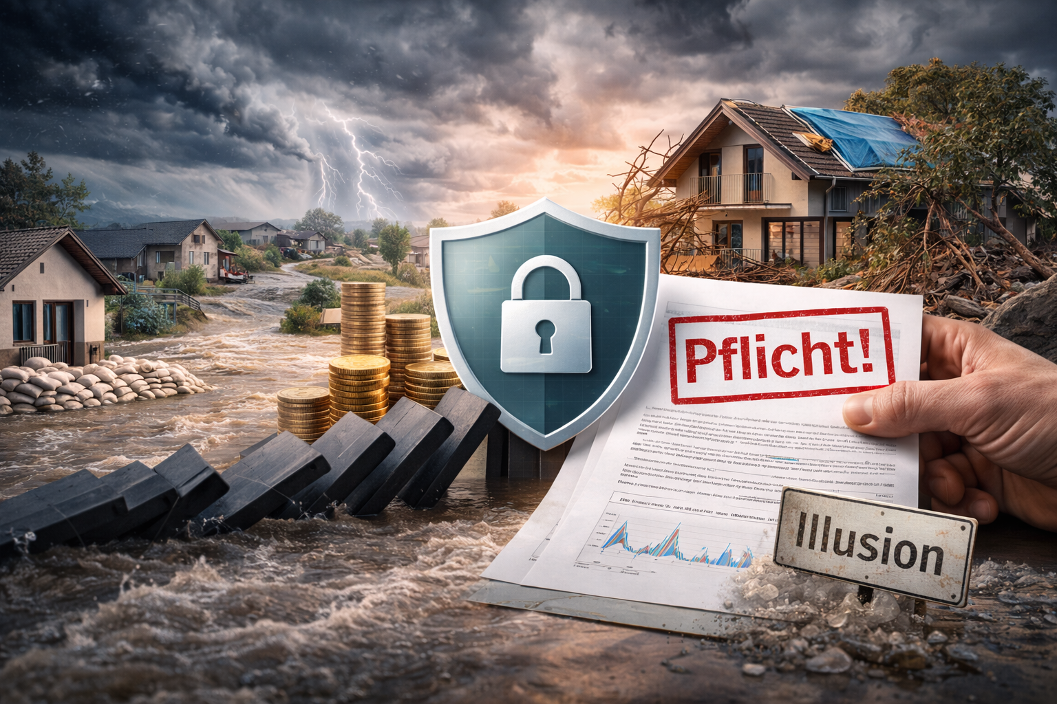 Elementarschäden: GDV warnt vor Pflichtillusion