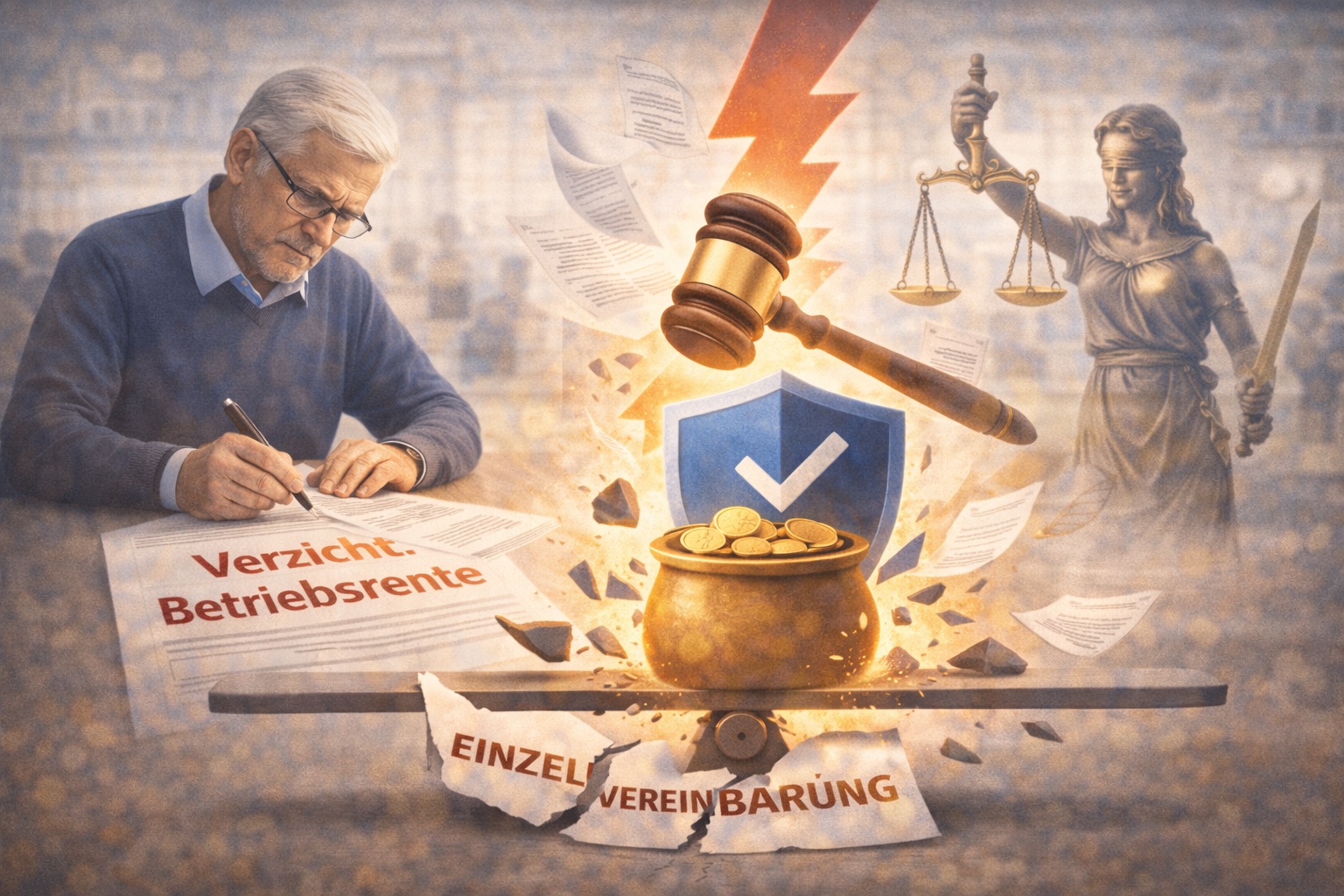 Betriebsrente trotz Verzicht: BAG kippt alte Einzelvereinbarung