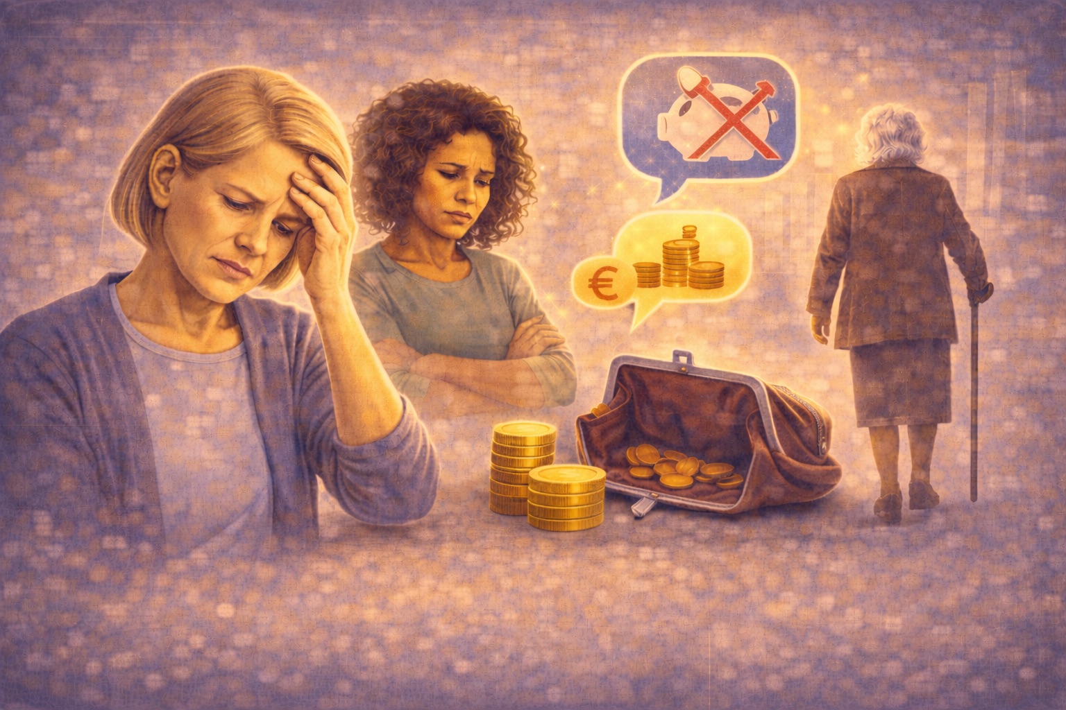 Altersvorsorge: Fast jede zweite Frau fürchtet Altersarmut