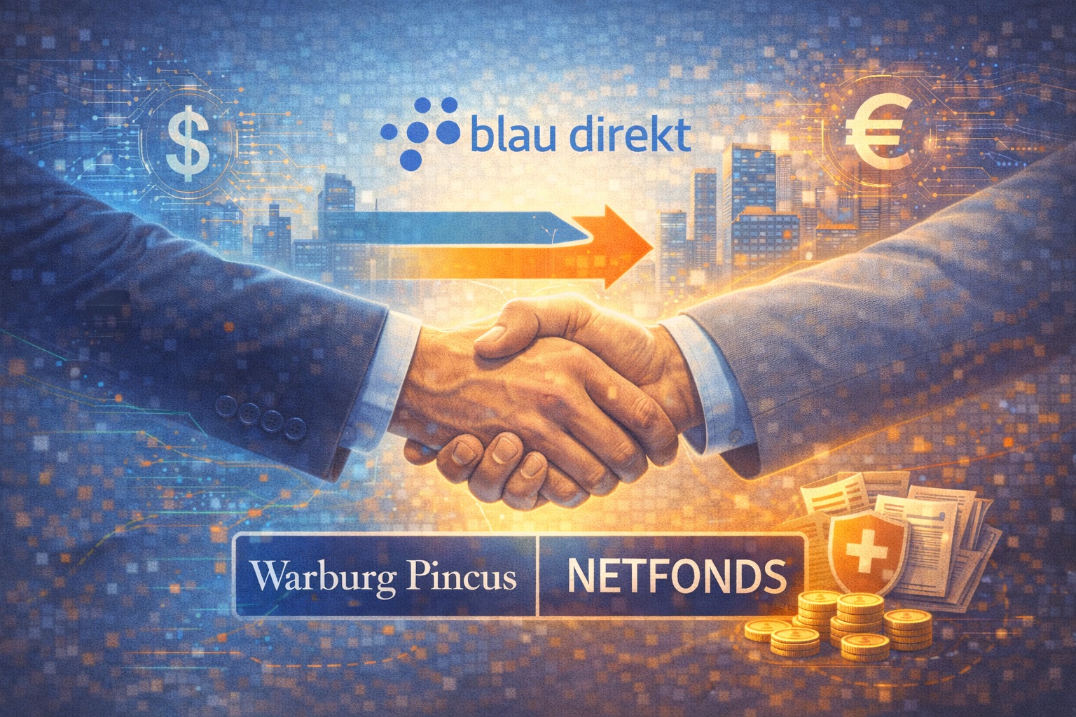 Blau direkt: Warburg Pincus übernimmt Netfonds