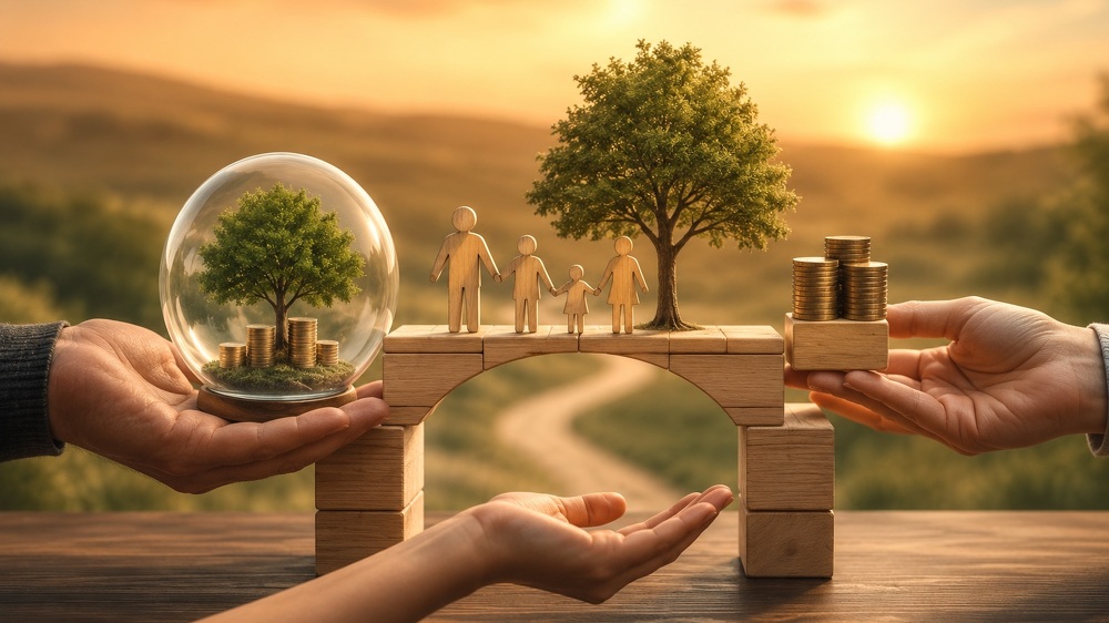 Moderne fondsgebundene Generationenversicherungen eröffnen bei Erbschaften und Schenkungen vielfältige steuerliche und vertragliche Gestaltungsmöglichkeiten für die strukturierte Vermögensübertragung über Generationen hinweg (Symbolbild).