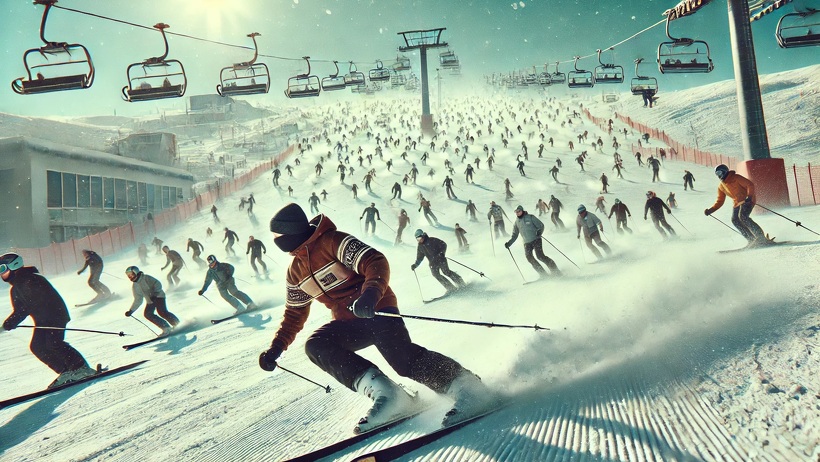 Platz 2: Skisport