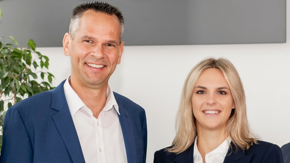 Konrad Schmidt und Ulla Dörfler gehören nun der Geschäftsführung der vfm-Gruppe an.