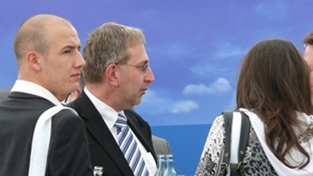 LVFM-Besucher im Gespräch